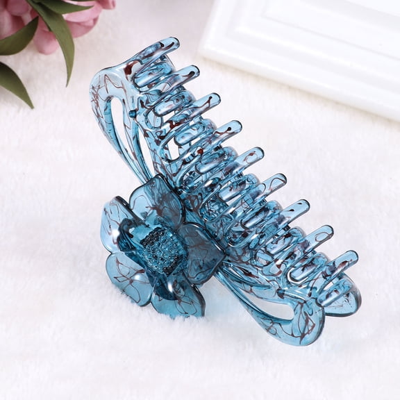 DEEPCRAFF Sky Blue Hair Claw Clip Large Claw Clamp Non Slip Comfortable Hair Styling