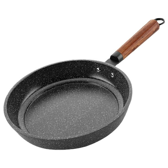 DEEPCRAFF Nonstick Frying Pans for Home Cooks Easy Cooking Black 1Pcs