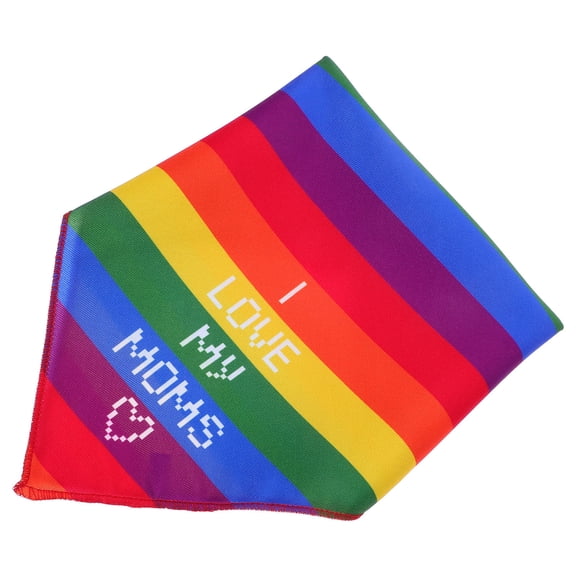 DEEPCRAFF Comfortable Pride Bandana for Pets with Soft Fabric Multicolor Design for Casual and Special Occasions