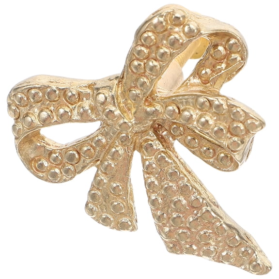 DEEPCRAFF Bow Shaped Brass Cabinet Pull Handles for Kitchen Cupboards and Wardrobe Drawers