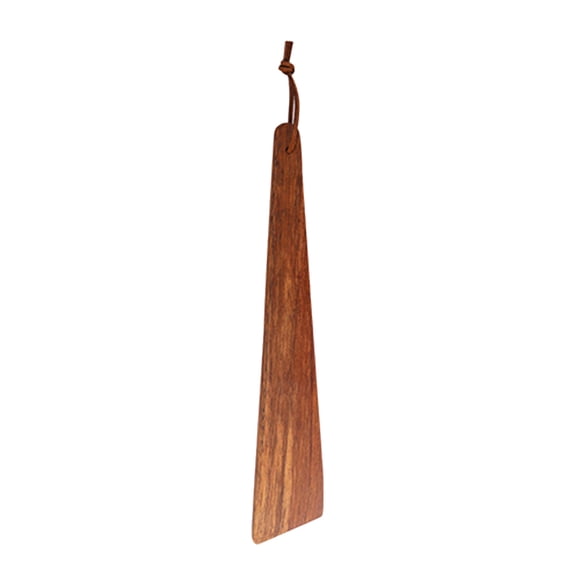DEEPCRAFF Cooking Tool Flat Wooden Turner Light Brown Easy Cleaning 1Pack