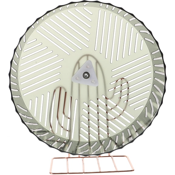 DEEPCRAFF Silent Hamster Wheel Green Durable Exercise Accessory for Hedgehogs and Chinchillas