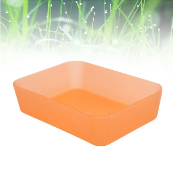 DEEPCRAFF Stackable Storage Drawer, Orange Plastic Desktop Organizer Bin for Home Office Supplies and Small Item Storage, 1 Pack