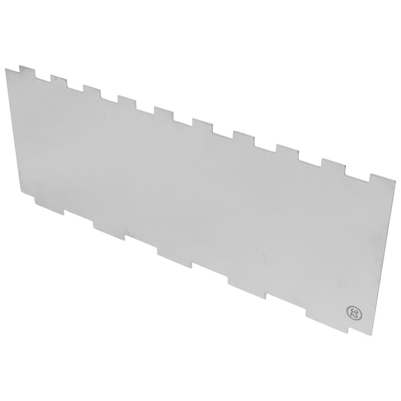 DEEPCRAFF Dusting Tool for Baking Cake Comb Silver 1Pcs