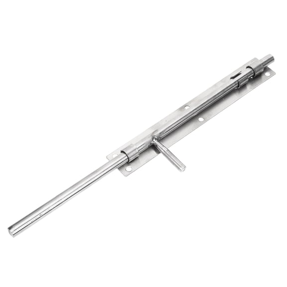 DEEPCRAFF Stainless Steel Slide Bolt Door Latch Plated Silver Durable Rust Resistant Design