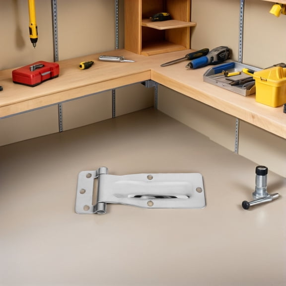 DEEPCRAFF Heavy Duty Stainless Steel Support Hinges for Dump Trailer Rear Doors and Bins