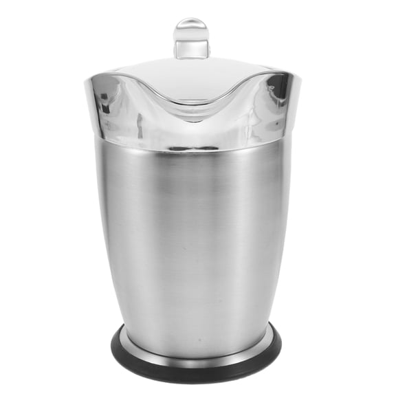 DEEPCRAFF Stainless Steel Sauce Jug with Hinged Lid and Double Insulation for Home Use