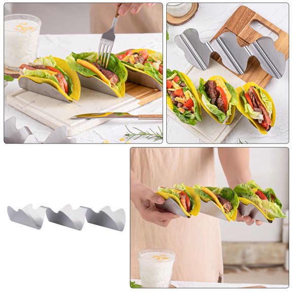 DEEPCRAFF Stainless Steel Taco Rack Baking Tool Household Users 1Pcs