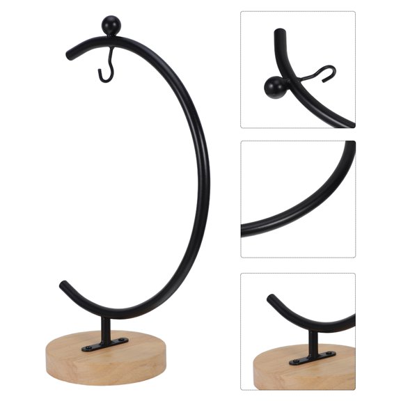 DEEPCRAFF Sturdy Metal Sphere Display Stand with Hanging Design for Glass Ornaments and Globes