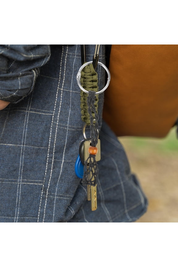 Stylish Black Crystal Holder Key Chain for Car Keys and Backpack Accessories