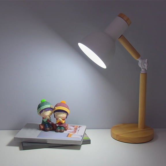 DEEPCRAFF White Desk Lamps for Office Modern Nordic Style Table Light for Home