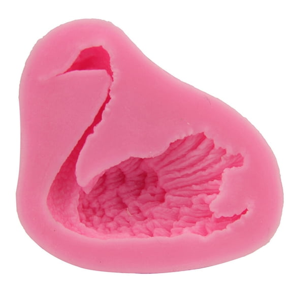 DEEPCRAFF Swan Silicone Fondant Mold, Nonstick Cake Decorating Mould ...