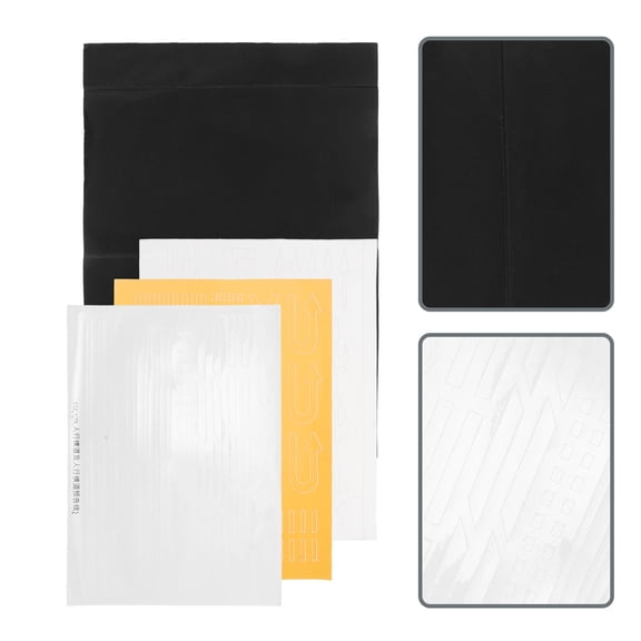 DEEPCRAFF Tape Road Wall Decals for Classroom 4Pcs Pvc Easy Application for Children Model Enthusiasts