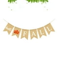 thumbnail image 1 of DEEPCRAFF Thanksgiving Banners 1Pcs Swallowtail Shape White Linen Photo Prop 11.8*5.1in, 1 of 8