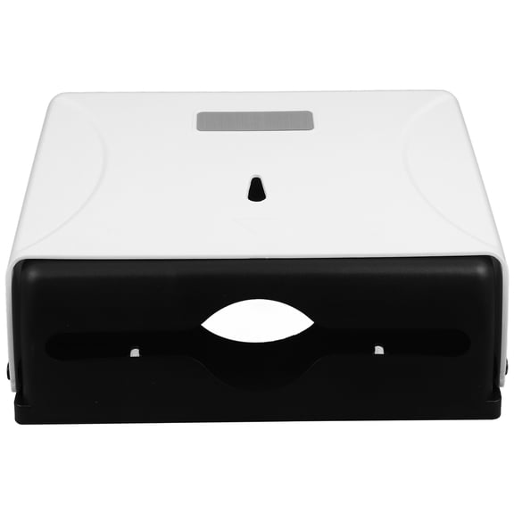 DEEPCRAFF White Wall Mount Hand Towel Holder Bathroom Paper Towel Dispenser with Easy Access