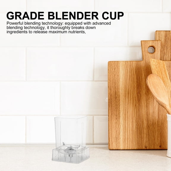 DEEPCRAFF Transparent Plastic Blender Pitcher Replacement with Advanced Blending Technology