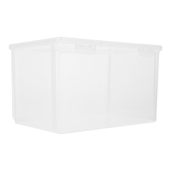DEEPCRAFF Clear Plastic Bread Box for Kitchen Storage, Freshness Preservation, and Cake Display Holder