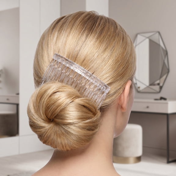DEEPCRAFF Transparent Side Hair Combs, , Simple and Practical Hair Accessories for Everyday Use
