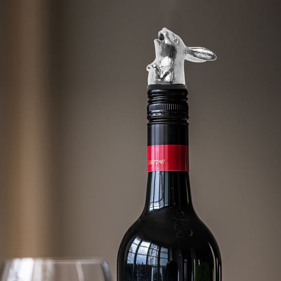 DEEPCRAFF Creative Rabbit Wine Pourer Stainless Steel Bottle Spout Aerator for Home Use