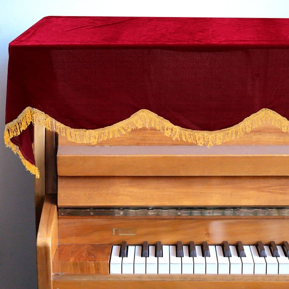 DEEPCRAFF Upright Piano Cover with Scratch Piano Cover 1Pcs