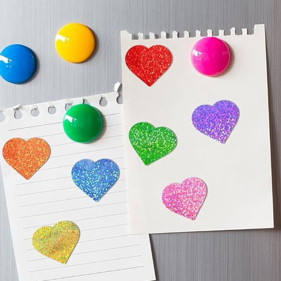 DEEPCRAFF Valentines Day Heart Glitter Stickers, Unique Decorative Love Sealing Stickers for and Presents