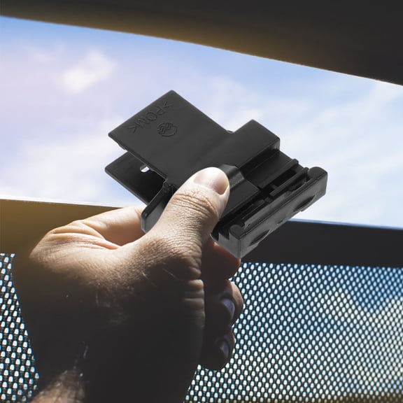 DEEPCRAFF Vehicle Sunshade Bracket Black Plastic 1Set for Easy Installation Needs