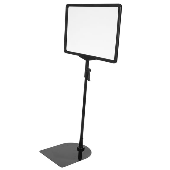 DEEPCRAFF Black Poster Display Stand with Easy Setup, Ideal for Supermarkets, Retail Stores, and Advertising