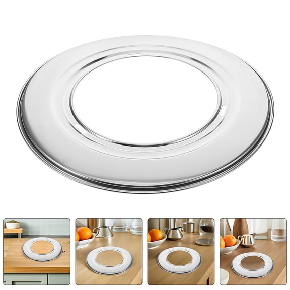 DEEPCRAFF Stainless Steel Steamer Ring Plated Silver Even Heat Distribution for Kitchen