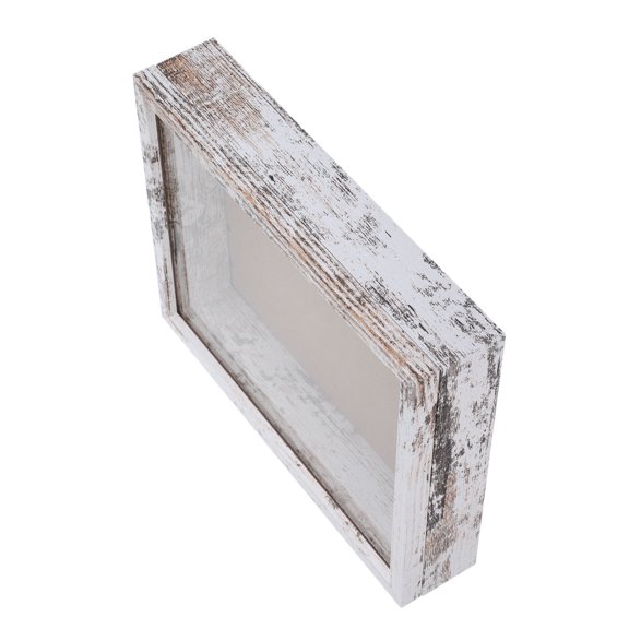 DEEPCRAFF Versatile Wall Shadow Box Frame Wood Display Case for Dried Flowers and Memorabilia