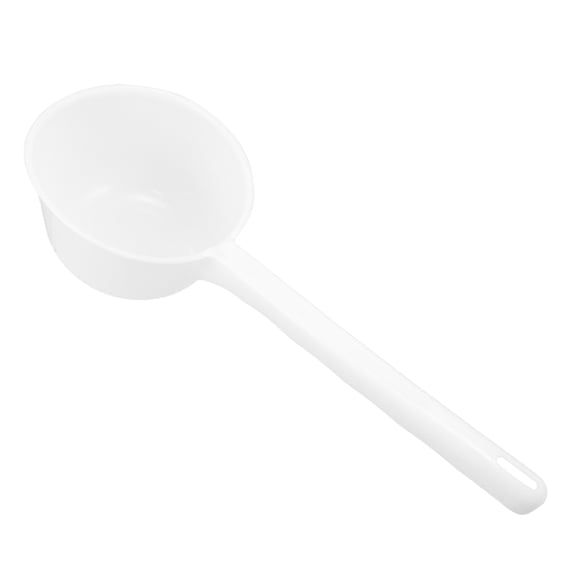 DEEPCRAFF Large Capacity White Water Dipper with Handle for Garden Bath and Kitchen