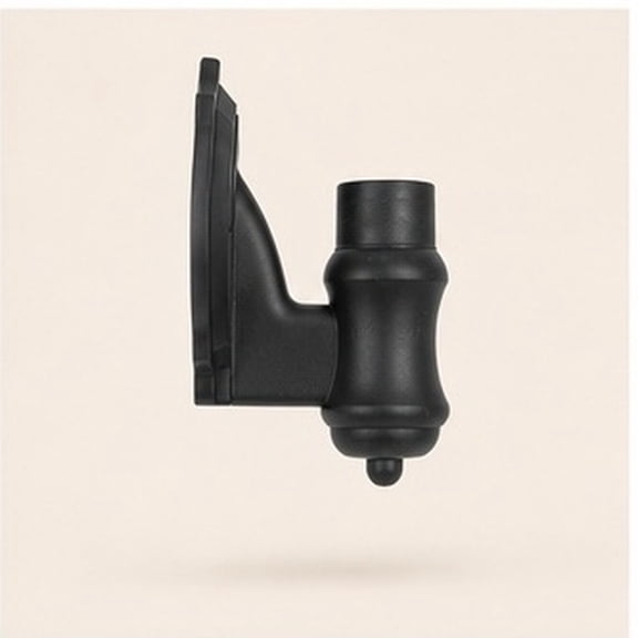 DEEPCRAFF Wall Light Mount Base Black Plastic Outdoor Post Light Accessory