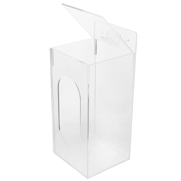 DEEPCRAFF Wall Mounted Acrylic Glove Dispenser for Organized Storage in Food Service and Work Areas
