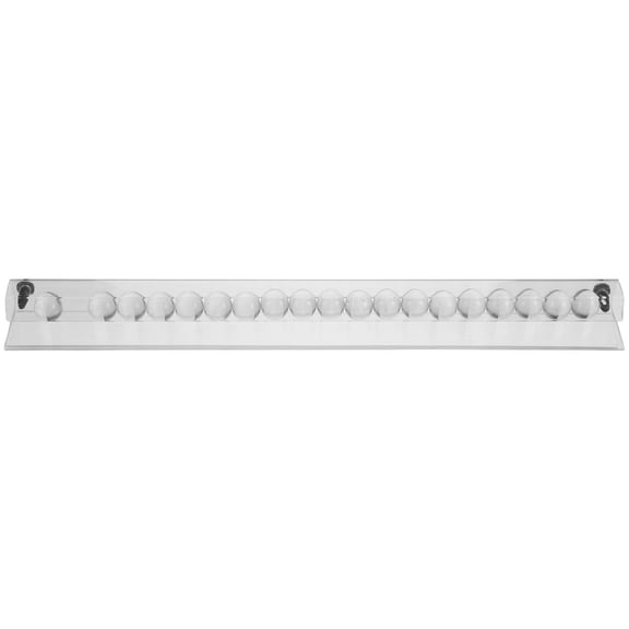 DEEPCRAFF Transparent Kitchen Receipt Holder Rail No Punch Ticket Organizer for Restaurants