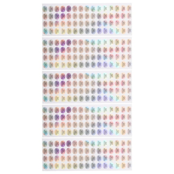 DEEPCRAFF Warehouse Qc Passed Sticker Labels Multi Color Adhesive Tags for Shipping