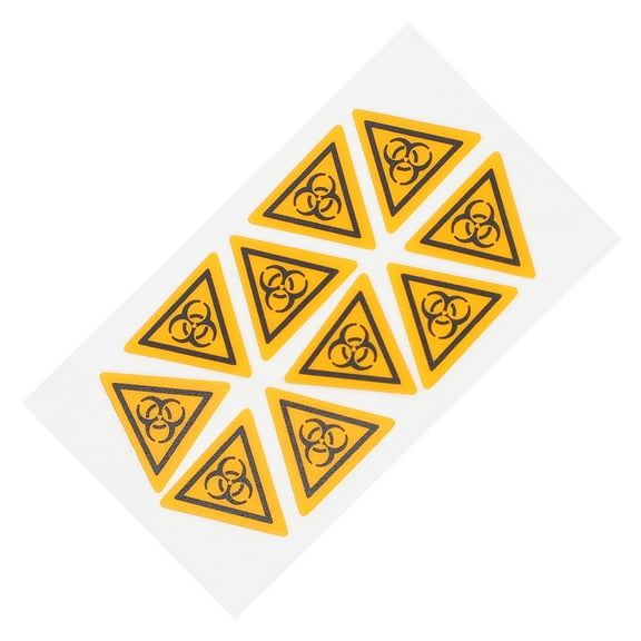 DEEPCRAFF Warning Stickers for Labs, Simple Design, , Safety Labels