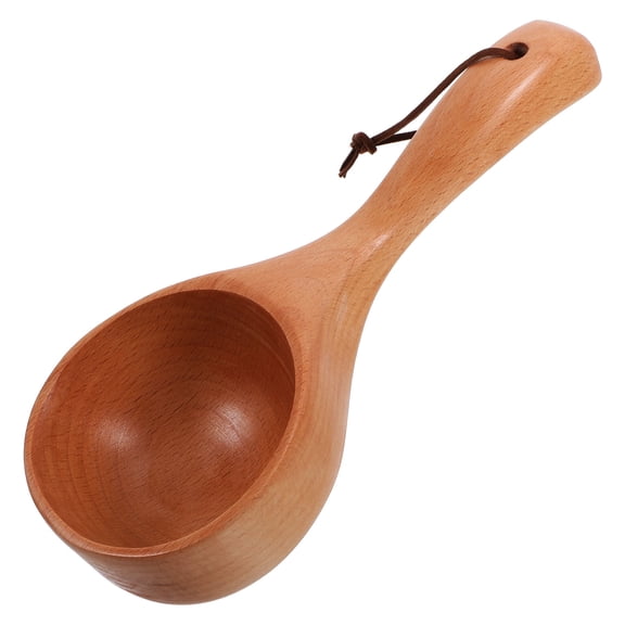 DEEPCRAFF Sauna Water Dipper Spoon Wood 1Pack