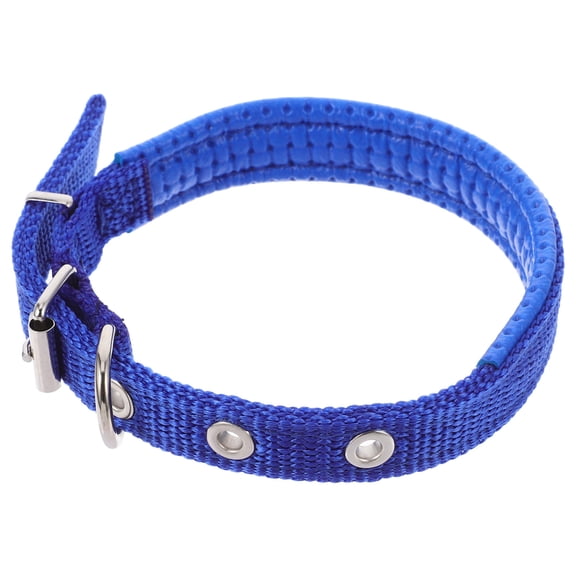 DEEPCRAFF Wear Resistant Puppy Collar Pet Collar Simple Design Blue Foam for Puppies 1Pack