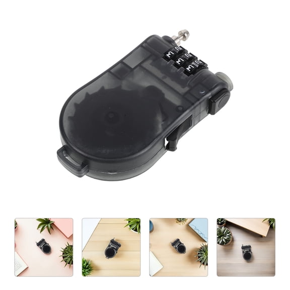 DEEPCRAFF 3-Digit Keyless Combination Cable Lock for Snowboards, Bikes, Travel Luggage, and Outdoor Security