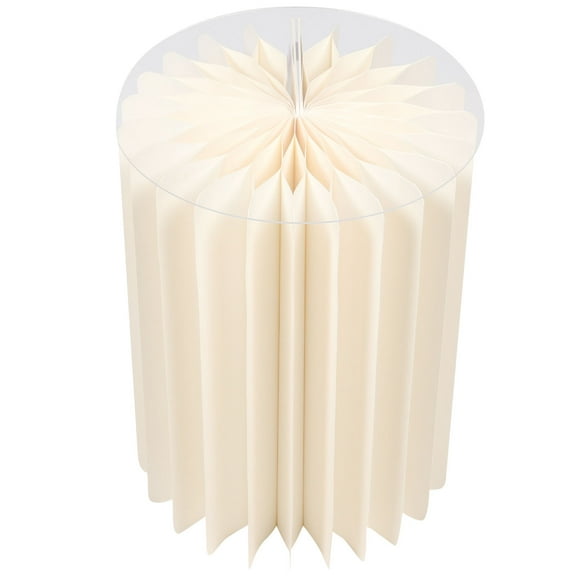 DEEPCRAFF Wedding PVC Columns Decorative White Cylinder Folding Event Decoration Birthday 1 Set