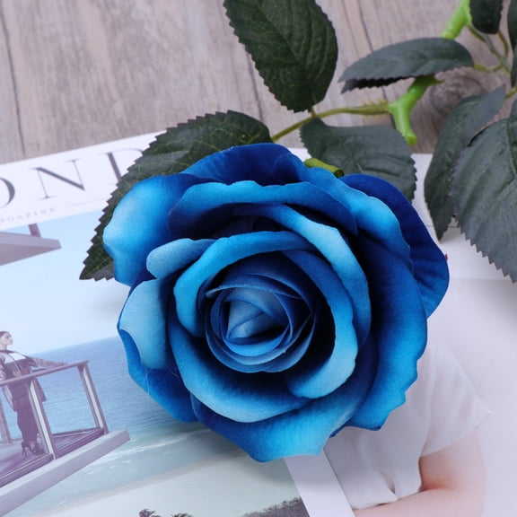 DEEPCRAFF Round Wedding Artificial Flower Stem, Faux Floral Decoration for Events, Party, and Wedding Planners, 1 Piece