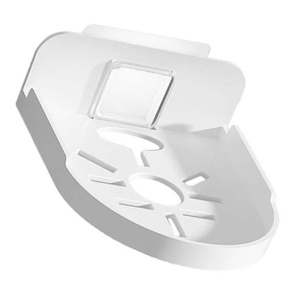 DEEPCRAFF White Adhesive Wall Shelf for Security Camera Monitoring and Speaker Support