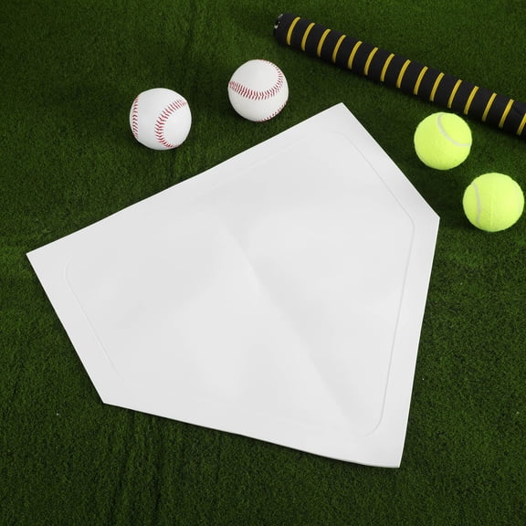 DEEPCRAFF White Flat Baseball Training Plate Crafted from Longevity Tpe Material for Accurate Training