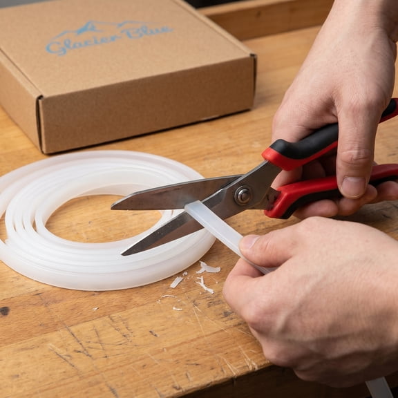 DEEPCRAFF Bendable LED Light Diffuser Channel White PVC for Curved Lighting Installations