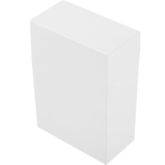 DEEPCRAFF White Plastic Small Organizer Box for Desk Counter and Cabinet Storage Needs
