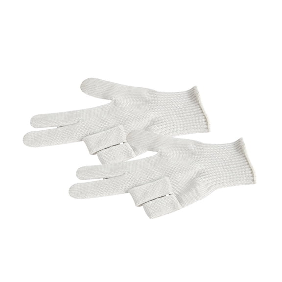 DEEPCRAFF White Protective Gloves Cut Resistant Level 5 Safety Gloves for Slicing and Carving
