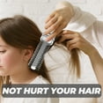 thumbnail image 1 of DEEPCRAFF White Anti Static Roll Hairbrush for Hairdressing Styling with Detangling and Scalp Massage, 1 of 5