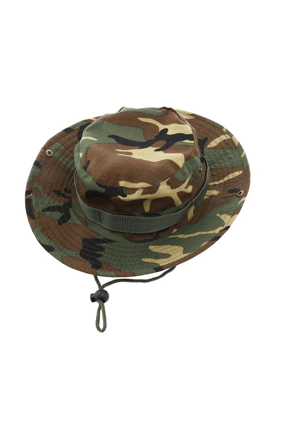 Outdoor Boonie Hat Unisex Design with Wide Brim Ventilation Holes for Hiking and Fishing