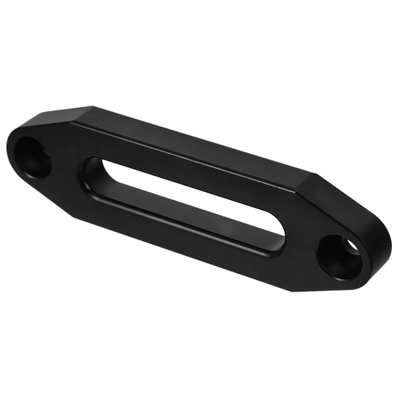 DEEPCRAFF Winch Roller Guide Aluminum Fairlead High Strength for Vehicle Towing and Offroad Use Black
