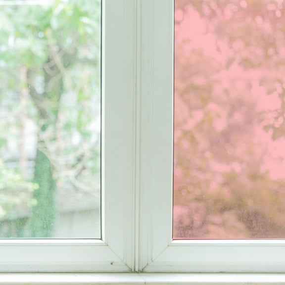 DEEPCRAFF Decorative Transparent Window Film Plastic Cling Heat Blocking Privacy Film