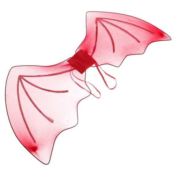 DEEPCRAFF Wing Costume Set Bat Wing Prop Red for Stage Shows 1Set